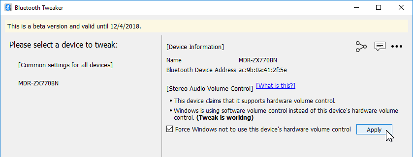 Bluetooth версия 10